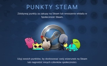 Punkty Steam - pakiet 2000 punktów