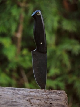 Bushcraft Neck G10 Nóż Ręcznie Robiony