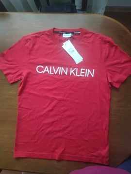 T-shirt Calvin Klain. Męski - M.