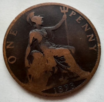 Wielka Brytania one penny 1898