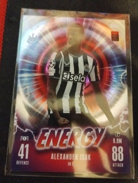Energy Aleksander Isak card match attax 