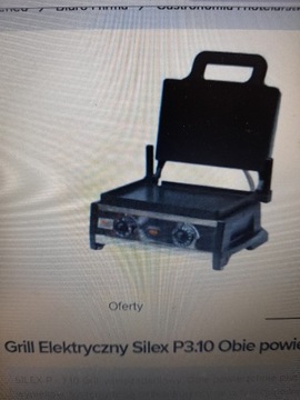 Grill Elektryczny Silex P3.10 seria nr 44372 