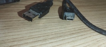 przewód USB na USB i miniUSB męski