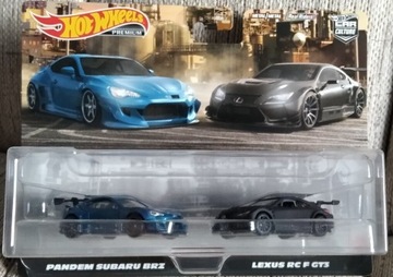 HOT WHEELS Subaru BRZ LEXUS FC 2 PAK PREMIUM