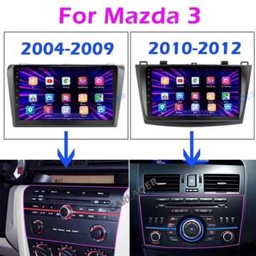 Mazda 3 2004-12 radio android nawigacja bluetooth