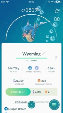 GYARADOS LVL 20 POKEMON GO