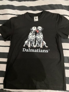 Koszulka Dalmatyńczyki Czarna S/M/L Nowa Unisex