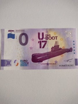 O euro banknot kolekcjonerski 