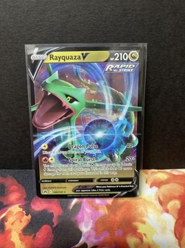 Karta Pokemon TCG Crown Zenith Rayquaza V