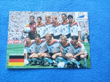 Pocztówka Niemcy Mundial Francja 98 