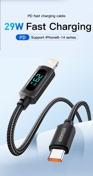 Essager kabel USB typu C do iPhone 14 13 12 11 Pro