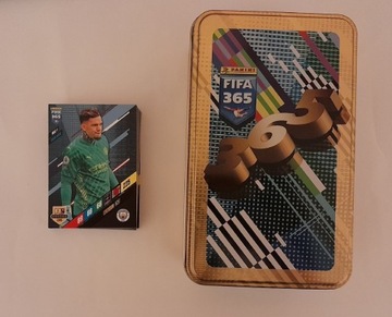 PANINI FIFA 365 2024 DUŻA PUSTA PUSZKA + 30 KART