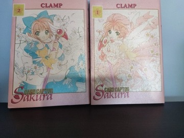 Card Captor Sakura, tomy 1-2, stan nowy, manga