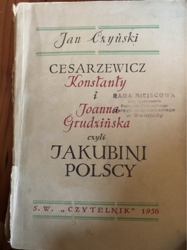 Jan Czyński CESARZEWICZ Konstanty i Joanna