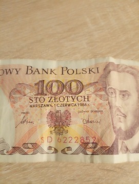 100 zł 1986