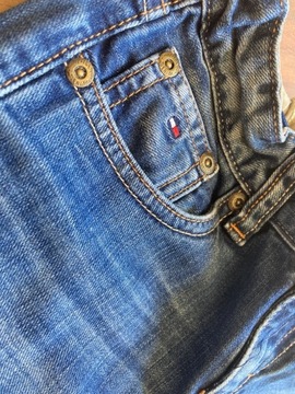 Tommy  HILFIGER jeans krótkie spodenki 6 lat