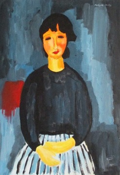Amedeo Modigliani, Portret służącej, 42x29,7