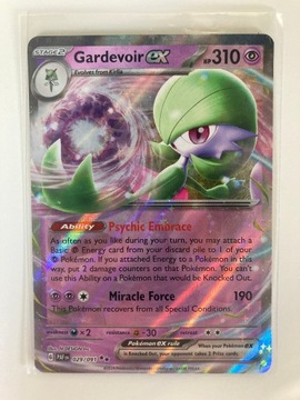 Pokemon TCG Paldean Fates: Gardevoir EX 029/091