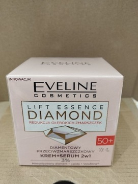 Eveline Lift Essence Diamond silnie napinający krem+serum 50+