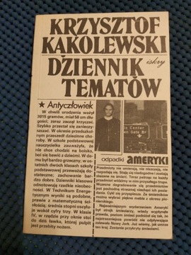 Książka "Dziennik tematów" Kakolewski K.