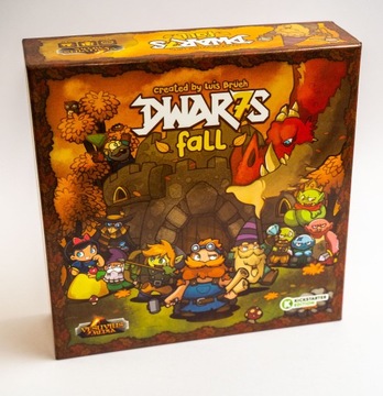 Gra planszowa Dwarfs fall, edycja Kickstarter,nowa