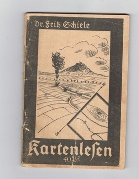 Schiele - Kartenlesen 1941 , Czytanie mapy