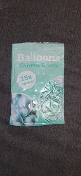 BALONY CHROMOWANE SUPER 15SZT DUŻE 23CM