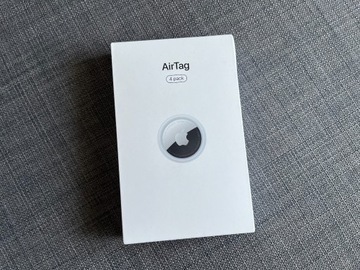 Apple AirTag - 4 sztuki czteropak, nowe, gwarancja