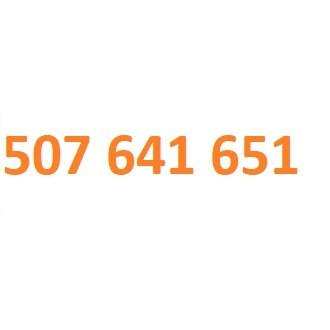 507 641 651 starter orange złoty numer #L 