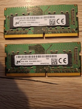 Pamięć RAM 8GB DDR4 Micron MTA8ATF1G64HZ-2G6E1