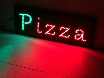 LED Reklama PIZZA 71x25 cm diodowa zewnętrzna