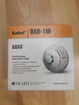 Bezprzewodowa czujka dymu ABAX Satel ASD-110