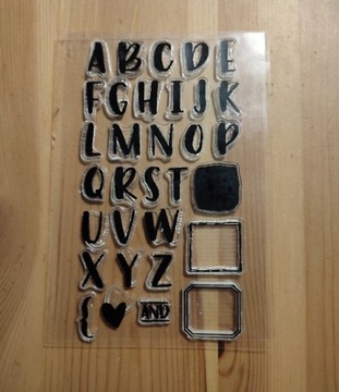 Stemple litery  tort alfabet masa cukrowa