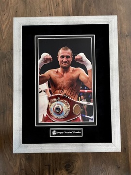 Sergey Kovalev oryginalny autograf + certyfikat