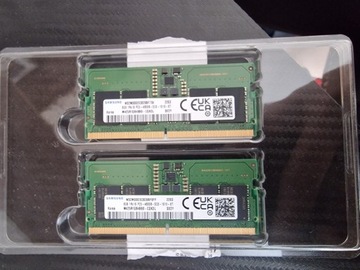 Pamięć Ram ddr5 samsung laptop 2x8GB