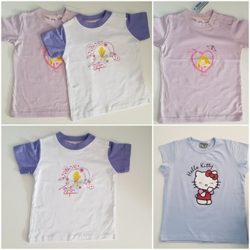 3x T-SHIRT DISNEY PRINCESS 86/92 KSIĘŻNICZKA KITTY