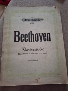 Beethoven Utwory na fortepian Peters nuty