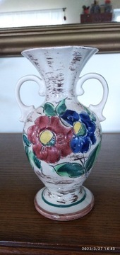 Włoski wazon, sygnowany, ręcznie malowany, jedyny 