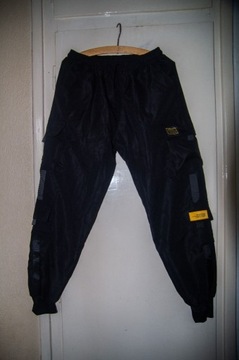Nowe spodnie dresowe czarne Chase XXL