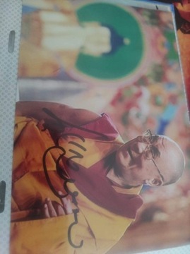 Dalajlama autograf