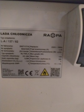 Lada chłodnicza Rapa  L-A/137/82