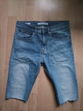 Spodenki nowe jeansowe Calvin Klein W30L32