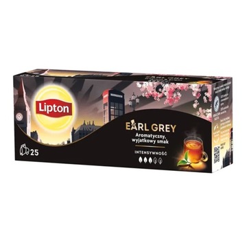 Herbata czarna ekspresowa Lipton Earl Grey 37,5 g