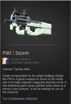 skiny csgo, p90 storm 