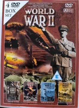 WORLD WAR II - dokument o drugiej wojnie św. 4xDVD