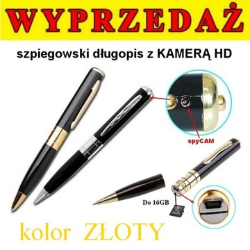 # mini KAMERA szpiegowska UKRYTA DŁUGOPIS 3W1 okazja