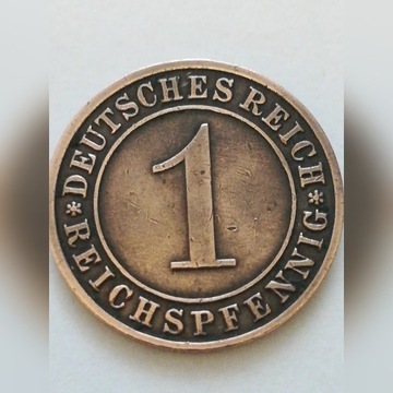 1 reichspfennig 1931 E Niemcy.