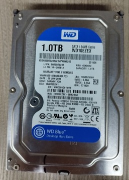 Dysk twardy 1TB WD WD10EZEX SATA III 3,5"