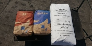 Cement warta super Działoszyn 1 2 wapno budowlane 