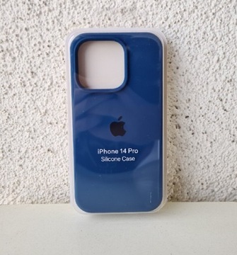 ETUI silikonowe do iPhone 14 Pro granatowy